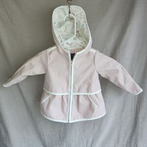 Cynthia Rowley Light Pink Raincoat with Hood